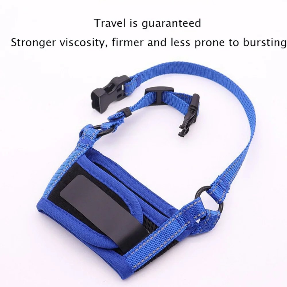 Dog muzzle blue and black LG 18 24cm XL 24 28cm